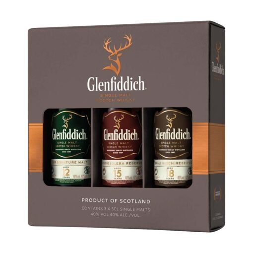 Glenfiddich Whisky 3x 5cl